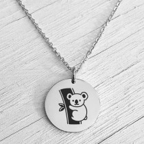 Koala Necklace Silver