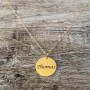 Name necklace gold